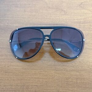 Michael Kors Dark Brown Aviator Sunglasses